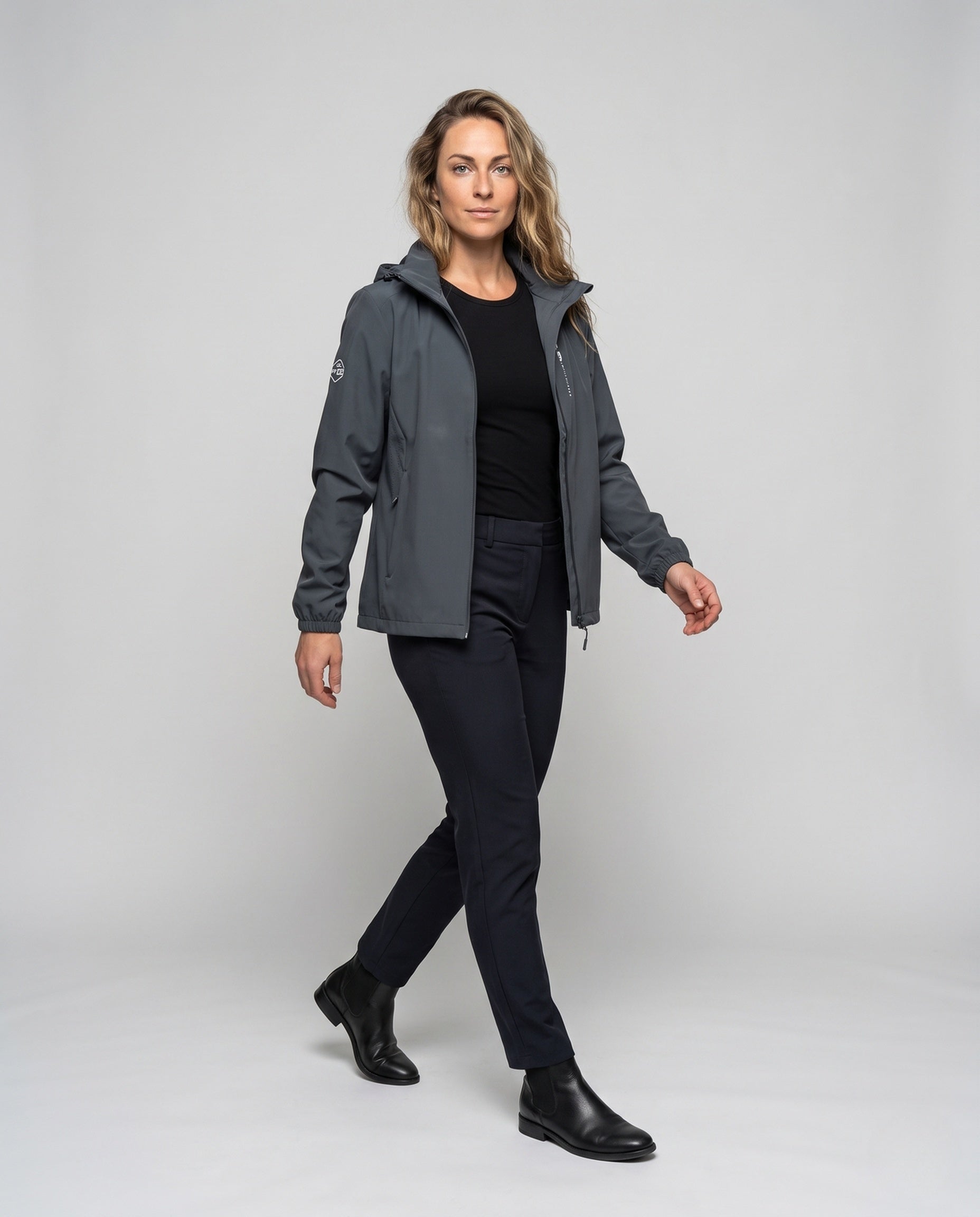 Women's Ultralight Sports Jacket with Waterproof Design - Front View
