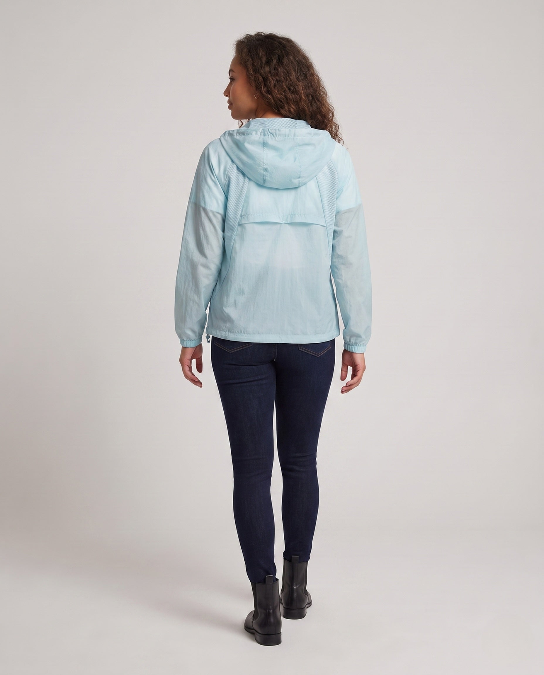 Women's UV Protection Jacket with Breathable Design - Back View