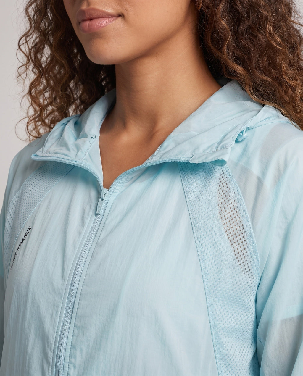 Women's UV Protection Jacket with Breathable Design - Close-Up Detail