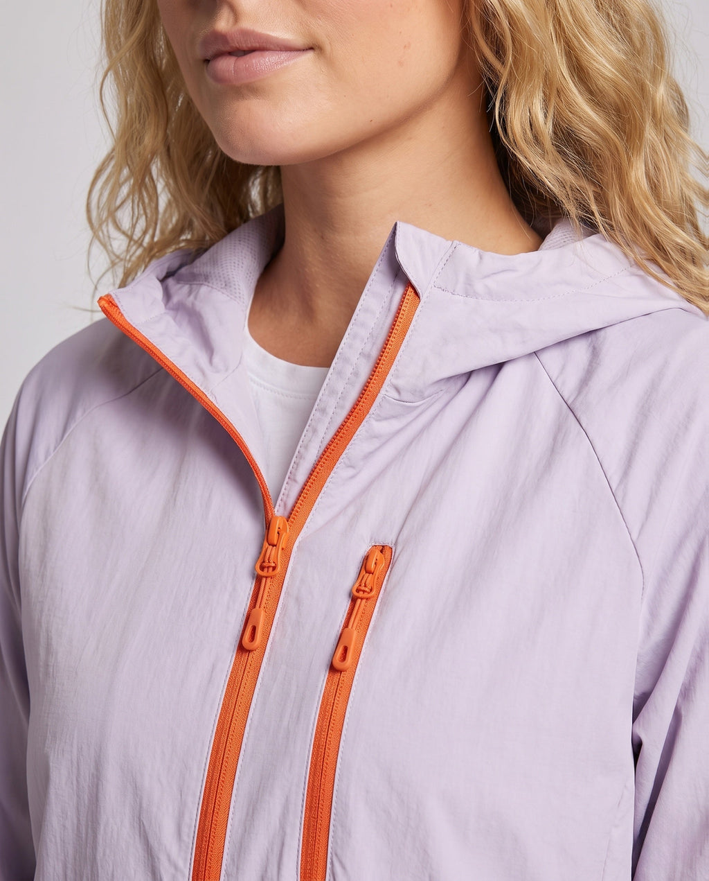Women's UV Protection Jacket with Breathable Design and Hood - Close-Up Detail