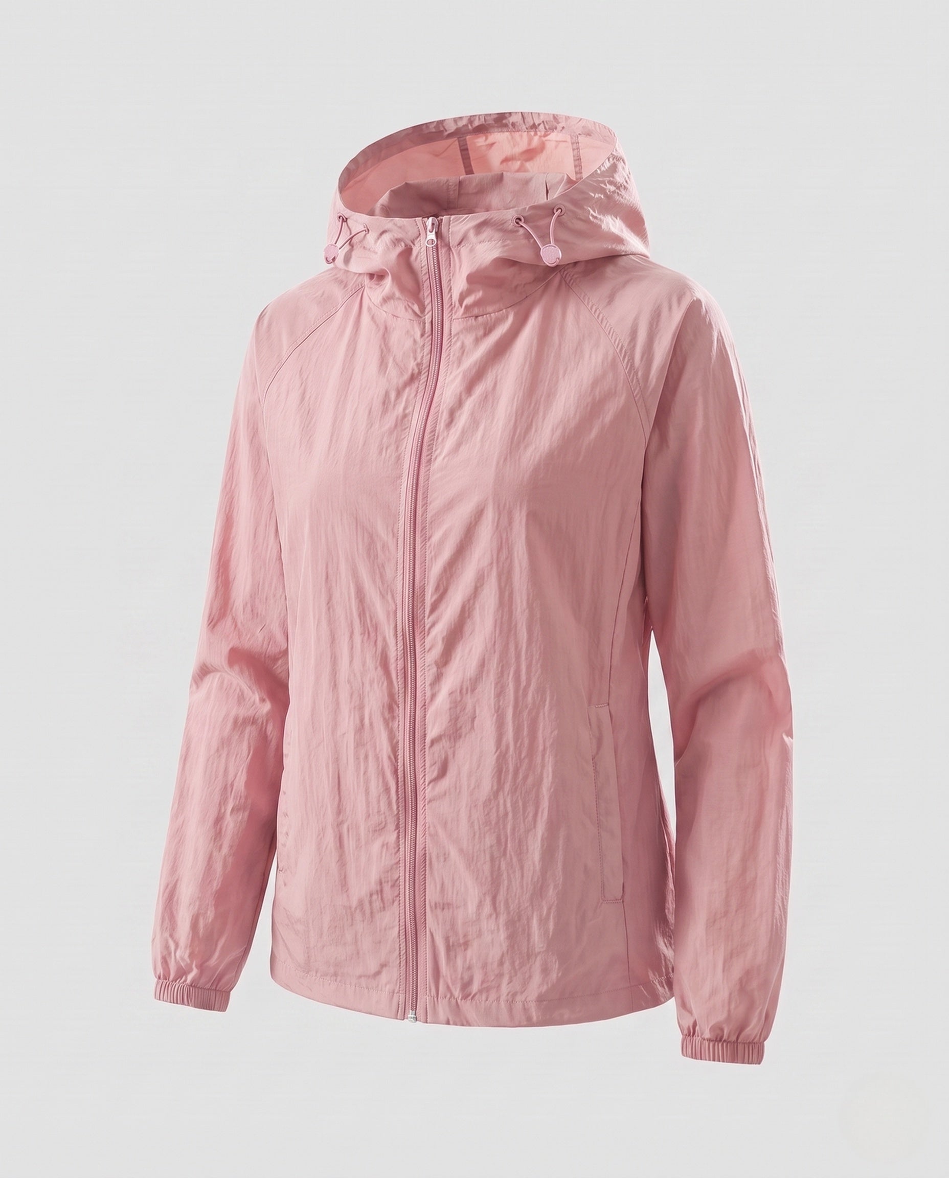 Women's UV Protection Jacket with Breathable Material, Adjustable Hood