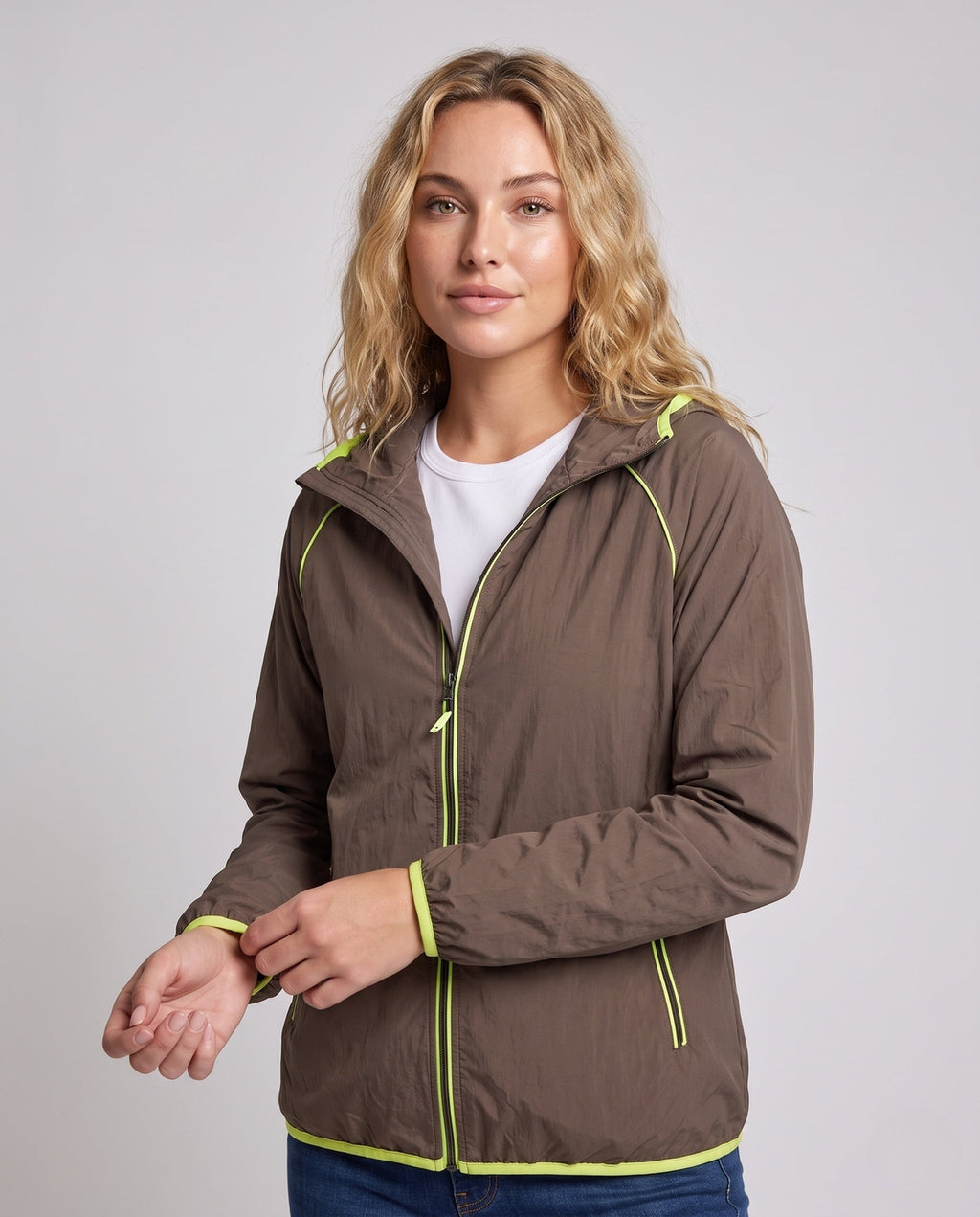 Women's UV Protection Jacket with Breathable Properties - Upper Body View