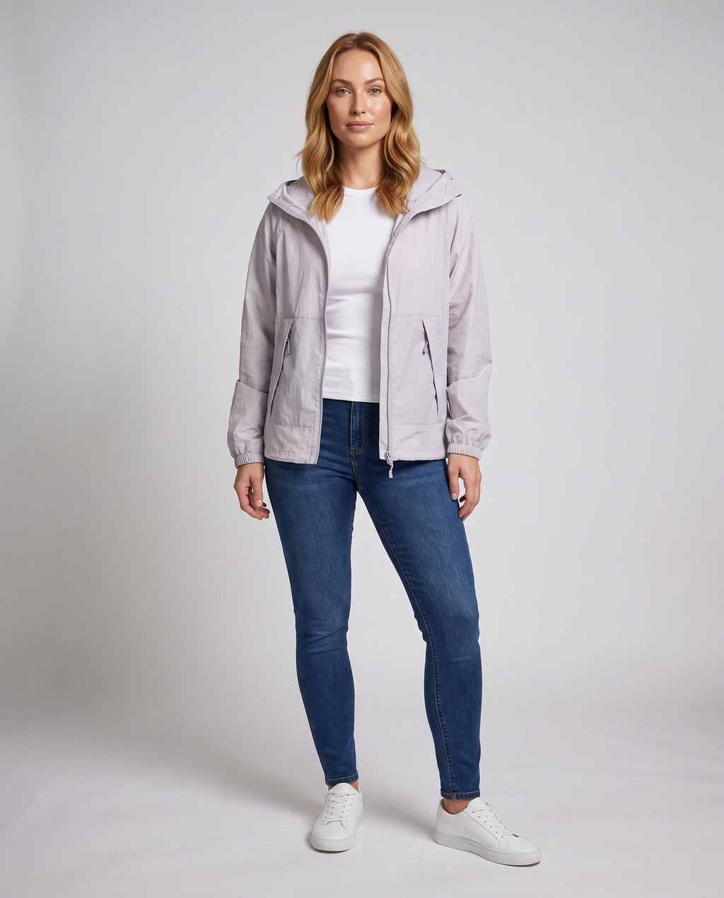 Women's Windproof Outdoor Jacket - Front View