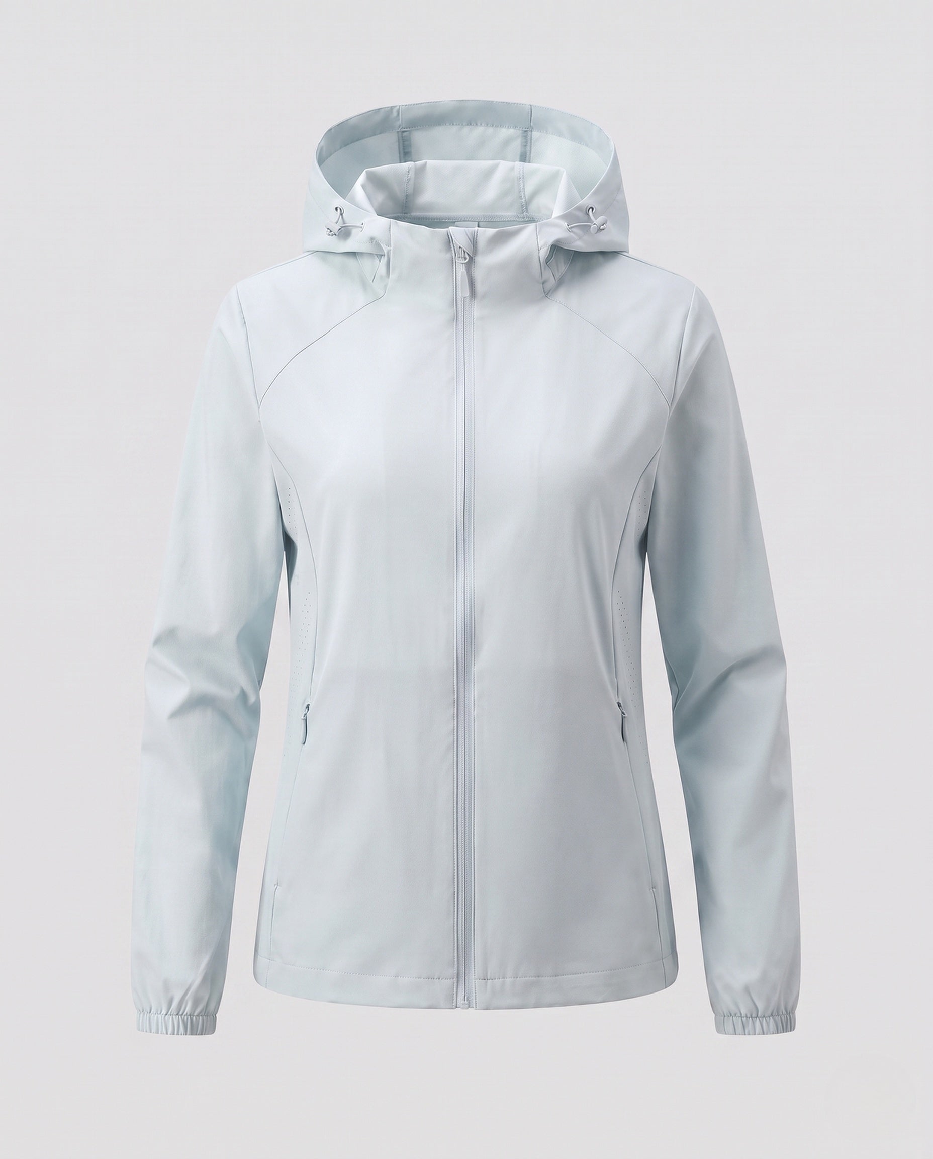 Women's Lightweight Wind and Water-Repellent Hoodie Jacket