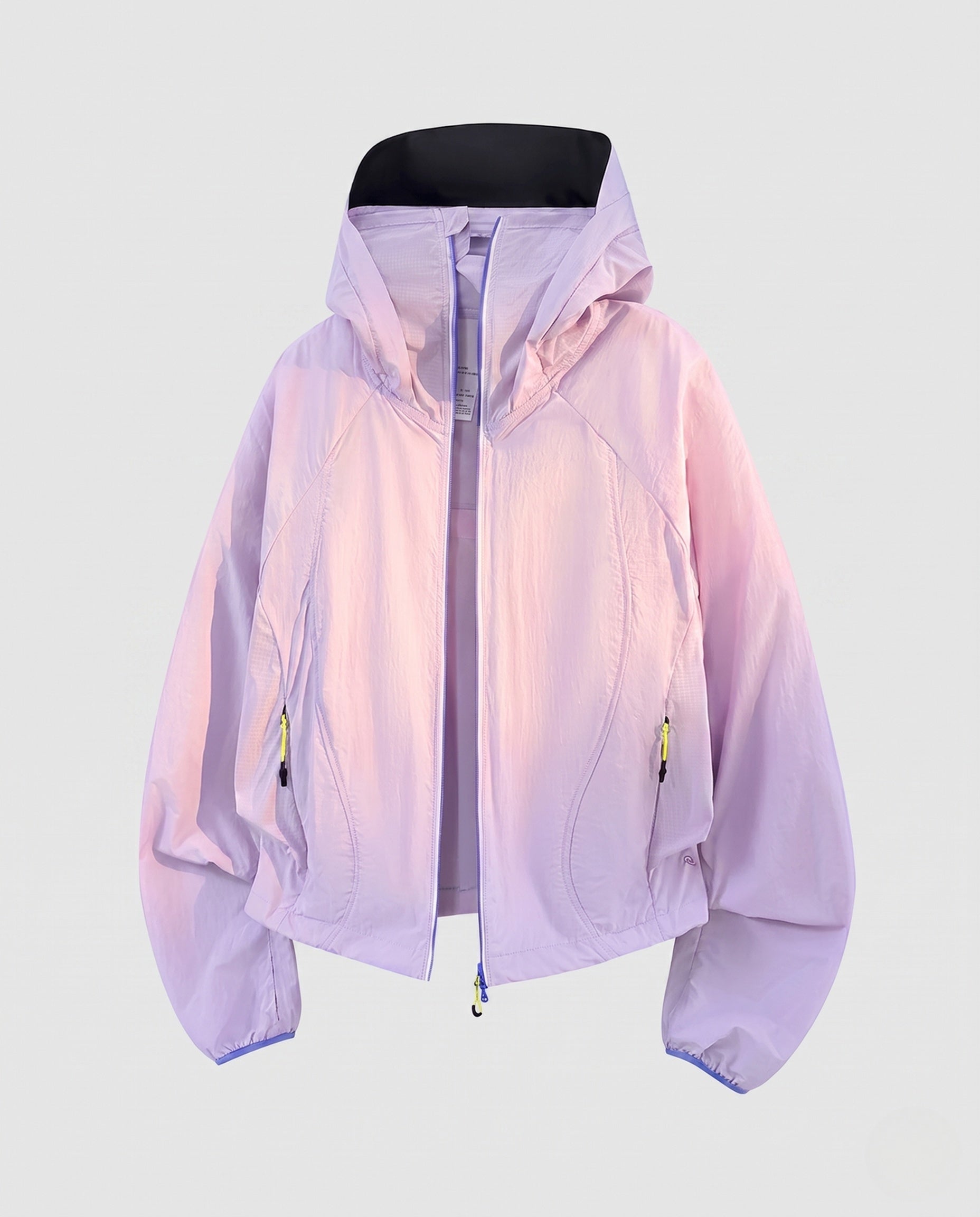 Women's Ultralight Hooded Outdoor Jacket, Packable with Two-Way Zipper