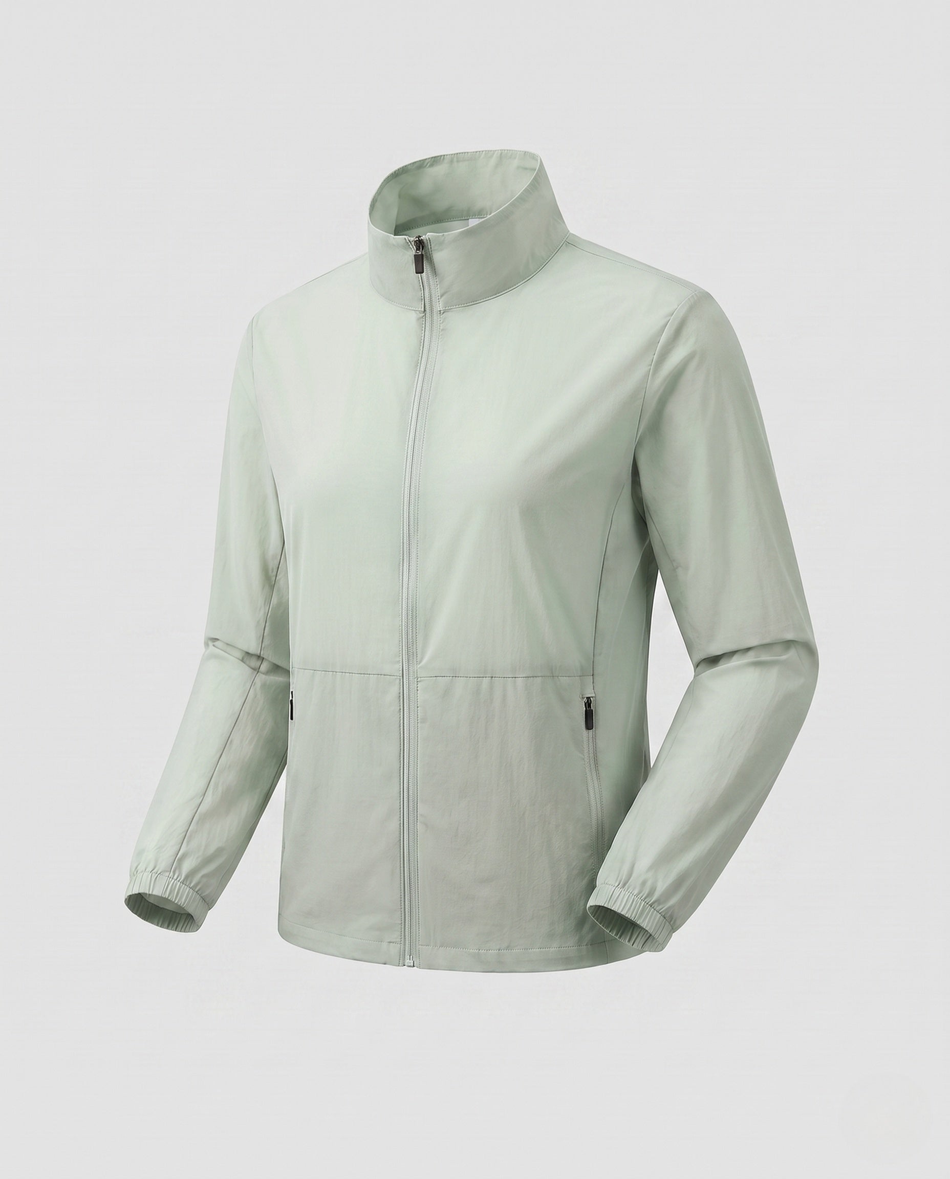 Women's Ultra-Light Travel Jacket with Stand-Up Collar