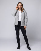 Unisex Functional Travel and Trekking Jacket with Hood - Front View