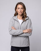 Unisex Functional Travel and Trekking Jacket with Hood - Upper Body View