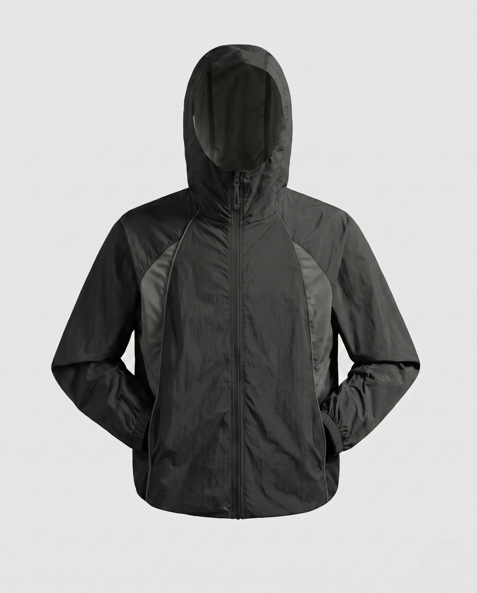 Unisex Lightweight Running and Wind Jacket with Hood