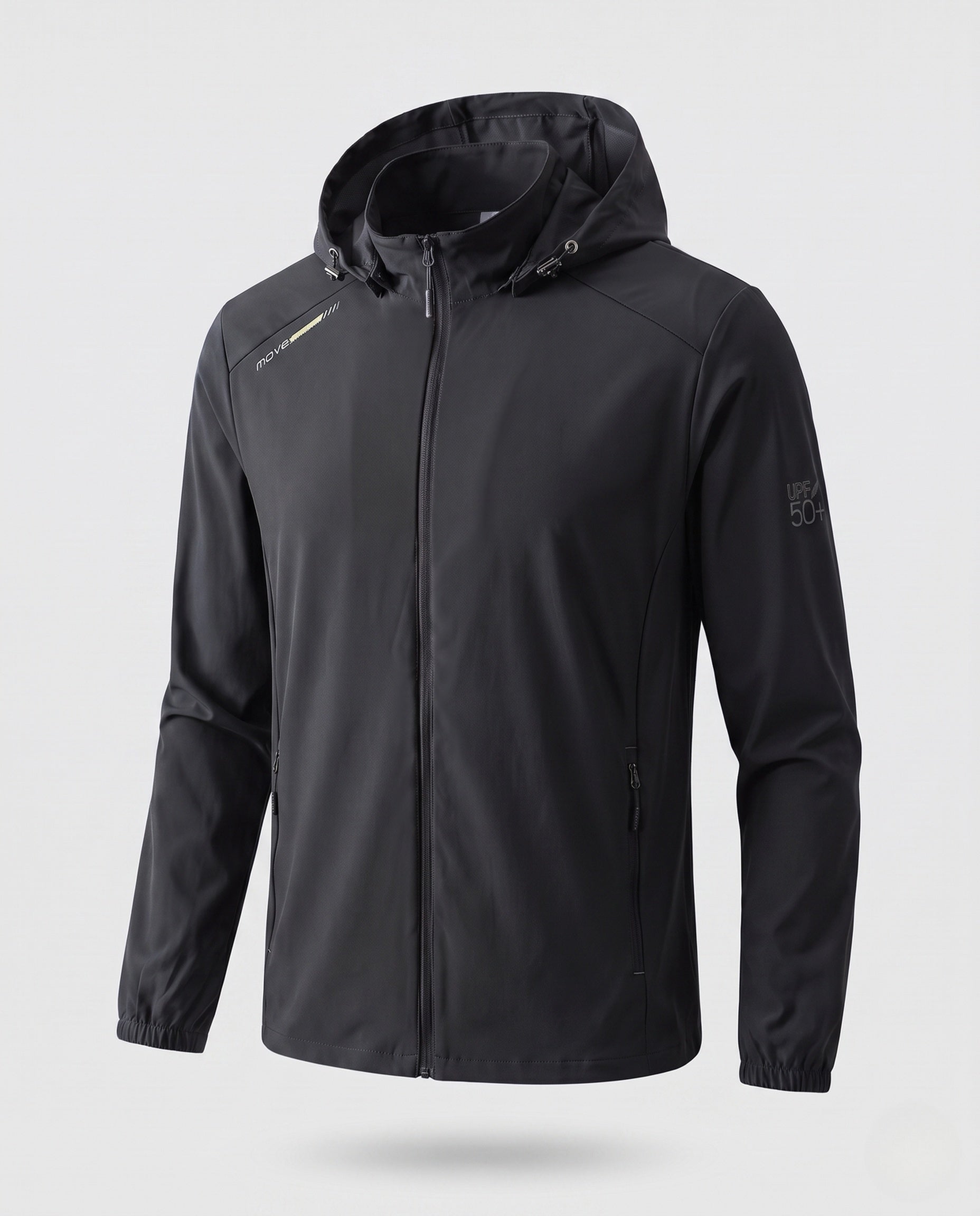 Unisex Lightweight Sun Protection Softshell Jacket with Hood
