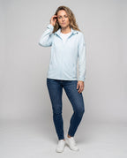 Unisex Lightweight UV Protection Hoodie Jacket with Full Zipper - Front View