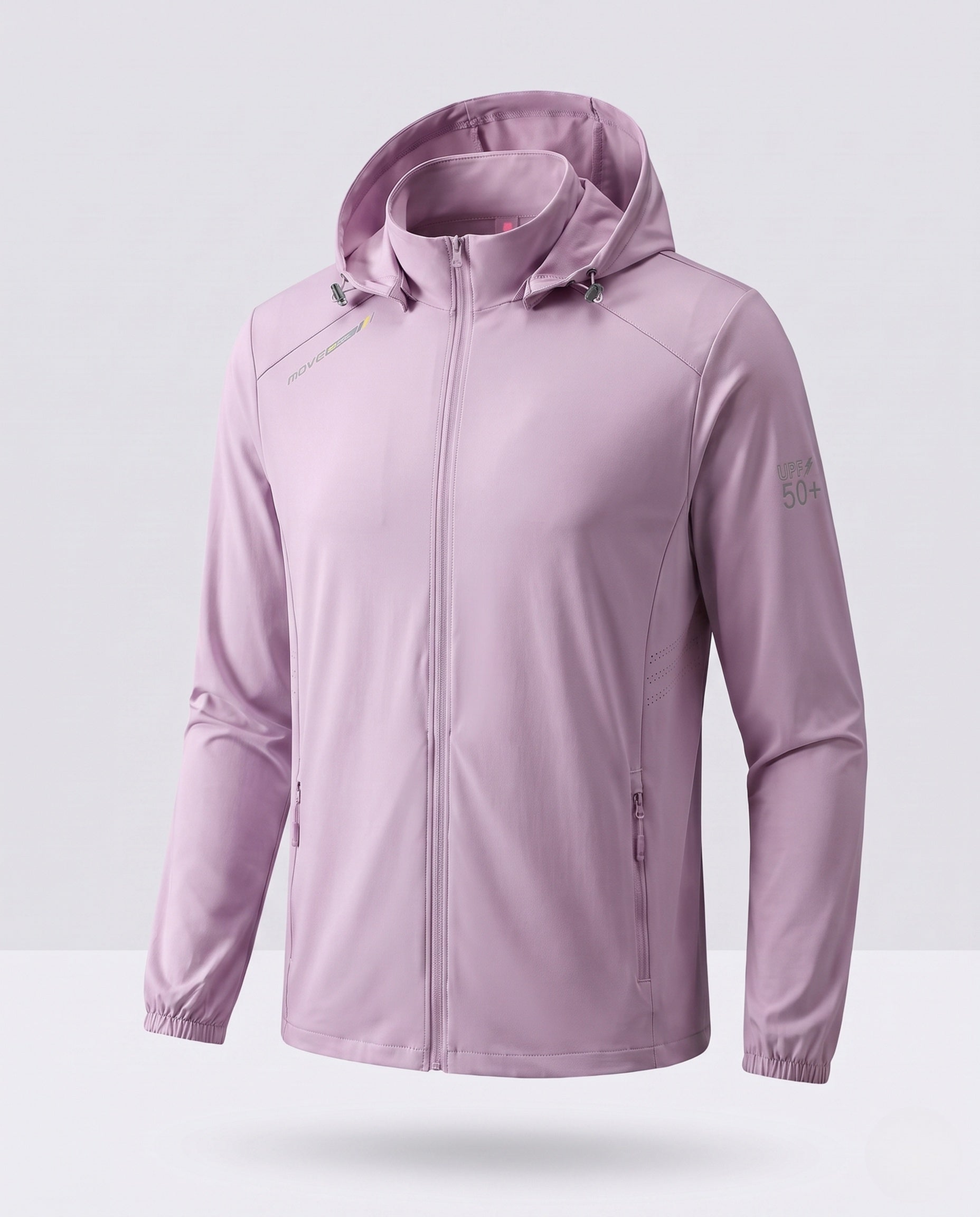 Unisex Lightweight UV Protection Hoodie Jacket with Full Zipper