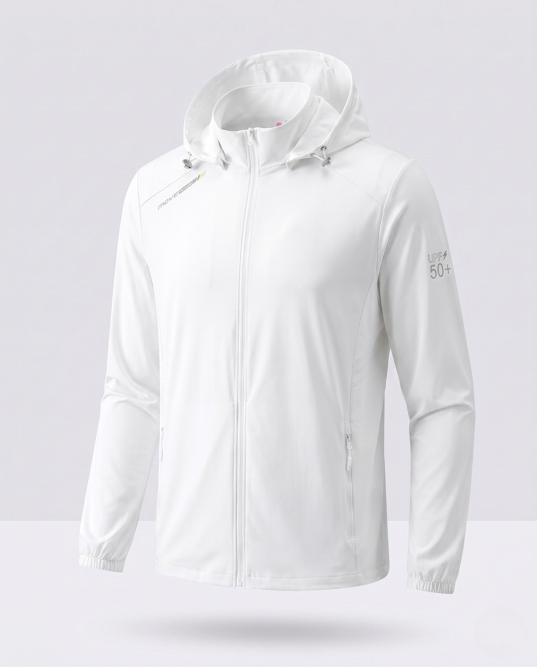 Unisex Lightweight UV Protection Hoodie Jacket with Full Zipper