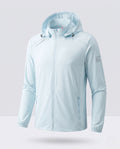 Unisex Lightweight UV Protection Hoodie Jacket with Full Zipper