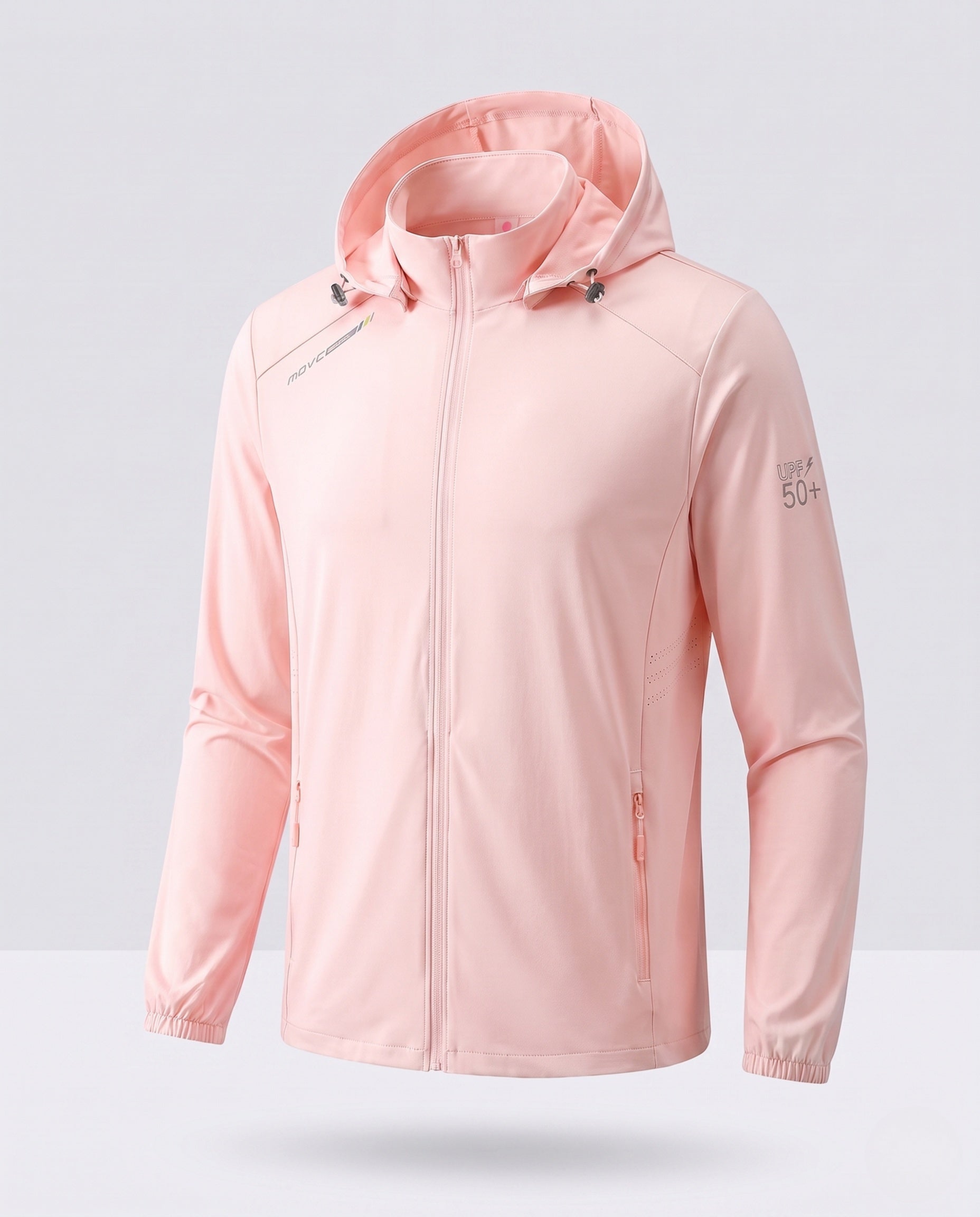 Unisex Lightweight UV Protection Hoodie Jacket with Full Zipper
