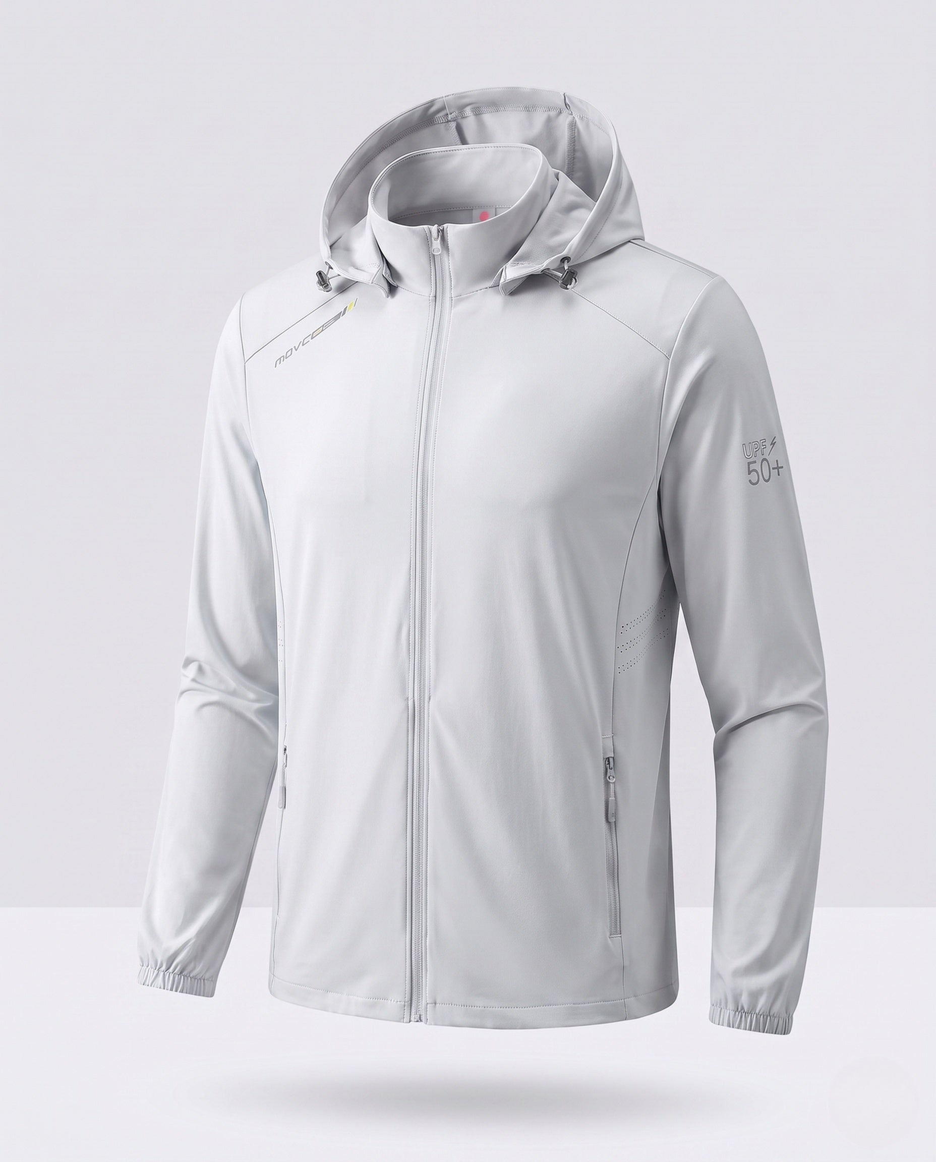 Unisex Lightweight UV Protection Hoodie Jacket with Full Zipper