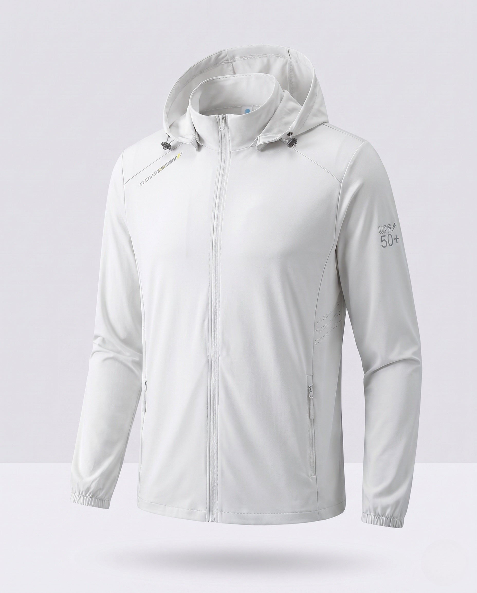 Unisex Lightweight UV Protection Hoodie Jacket with Full Zipper