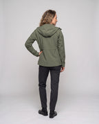 Unisex Lightweight Water-Repellent Hooded Jacket - Back View