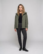 Unisex Lightweight Water-Repellent Hooded Jacket - Front View