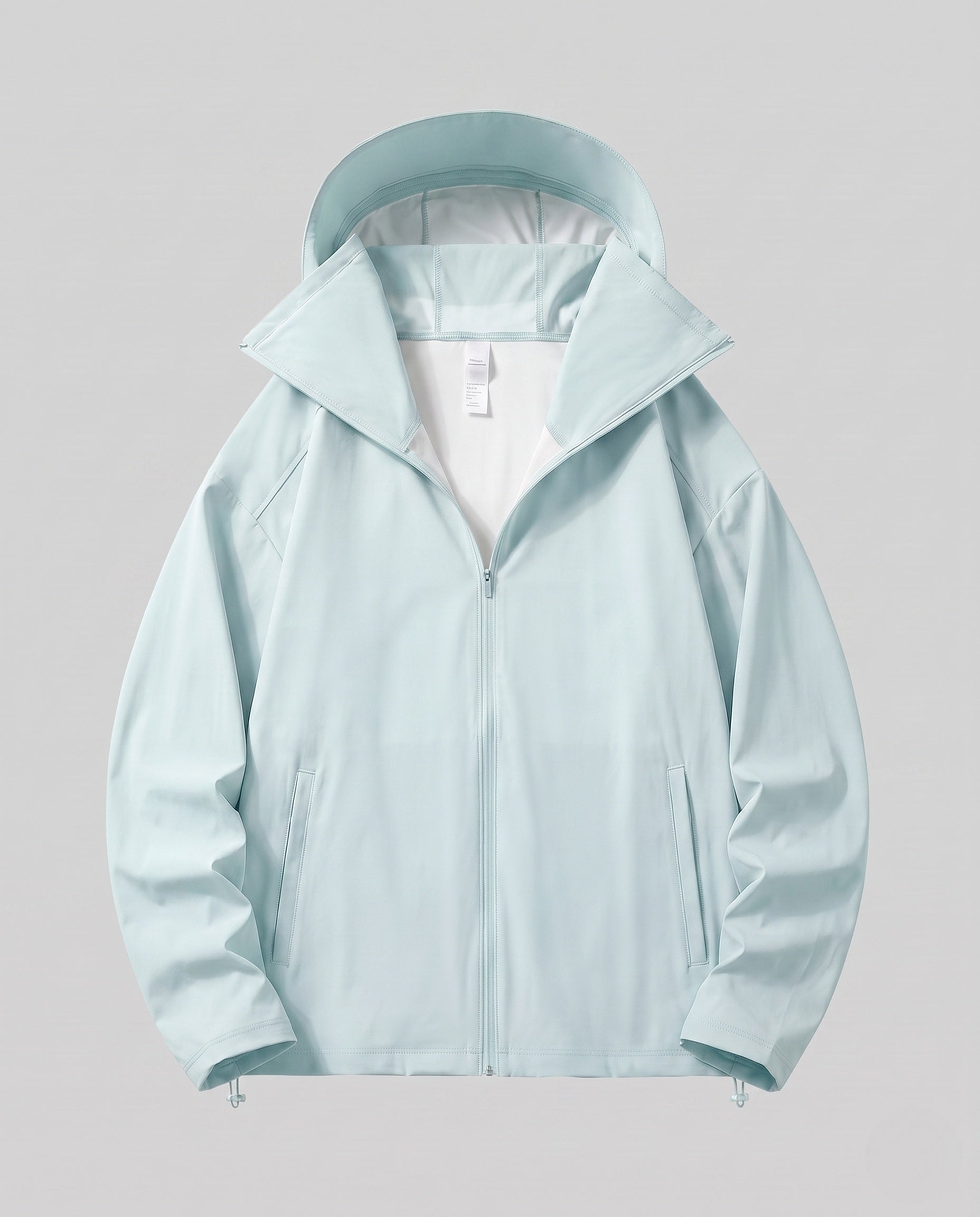 Unisex Lightweight Water-Repellent Hooded Jacket