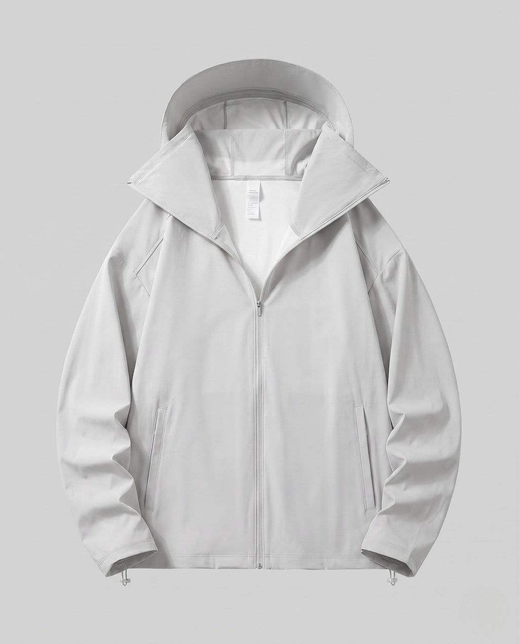 Unisex Lightweight Water-Repellent Hooded Jacket