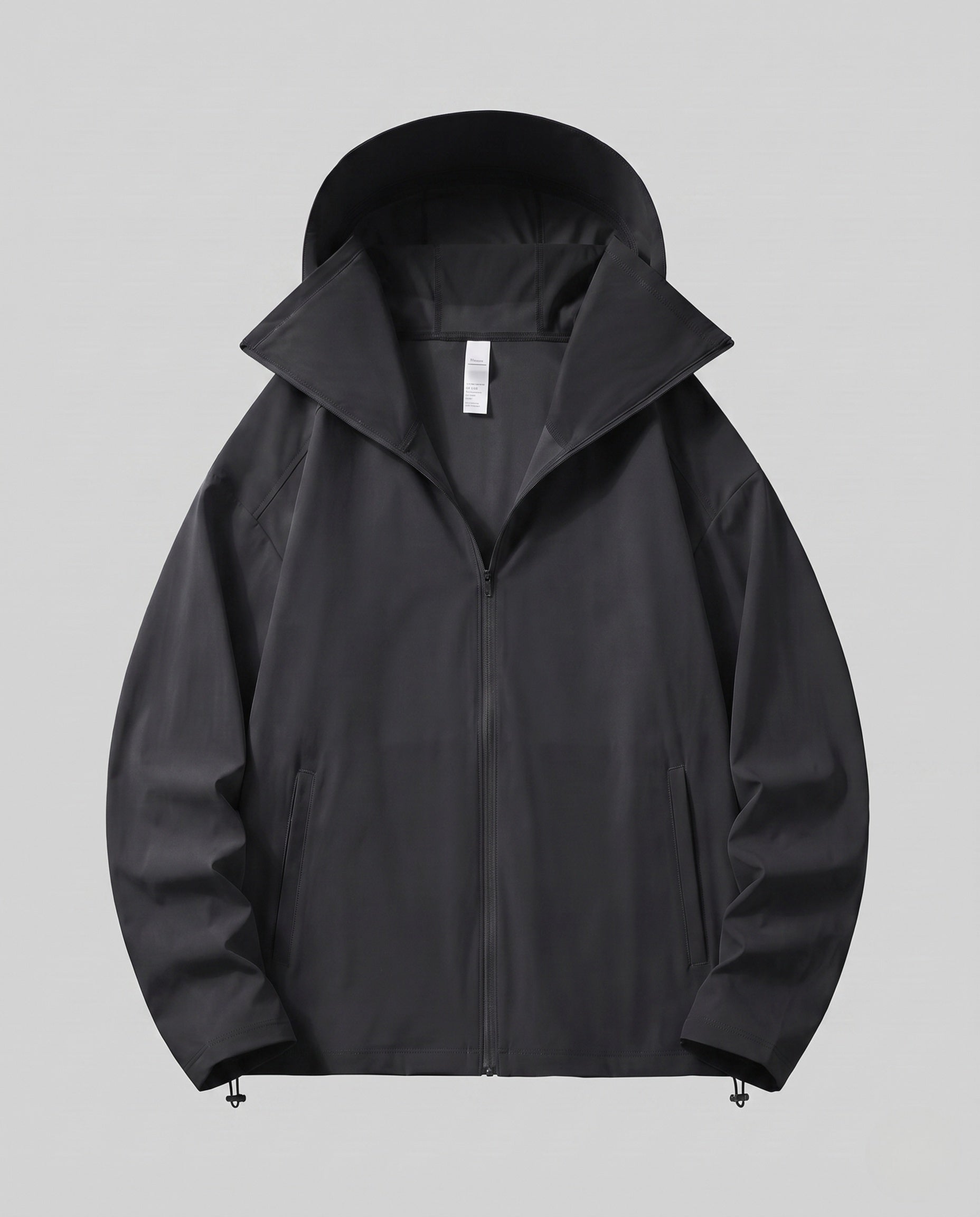 Unisex Lightweight Water-Repellent Hooded Jacket