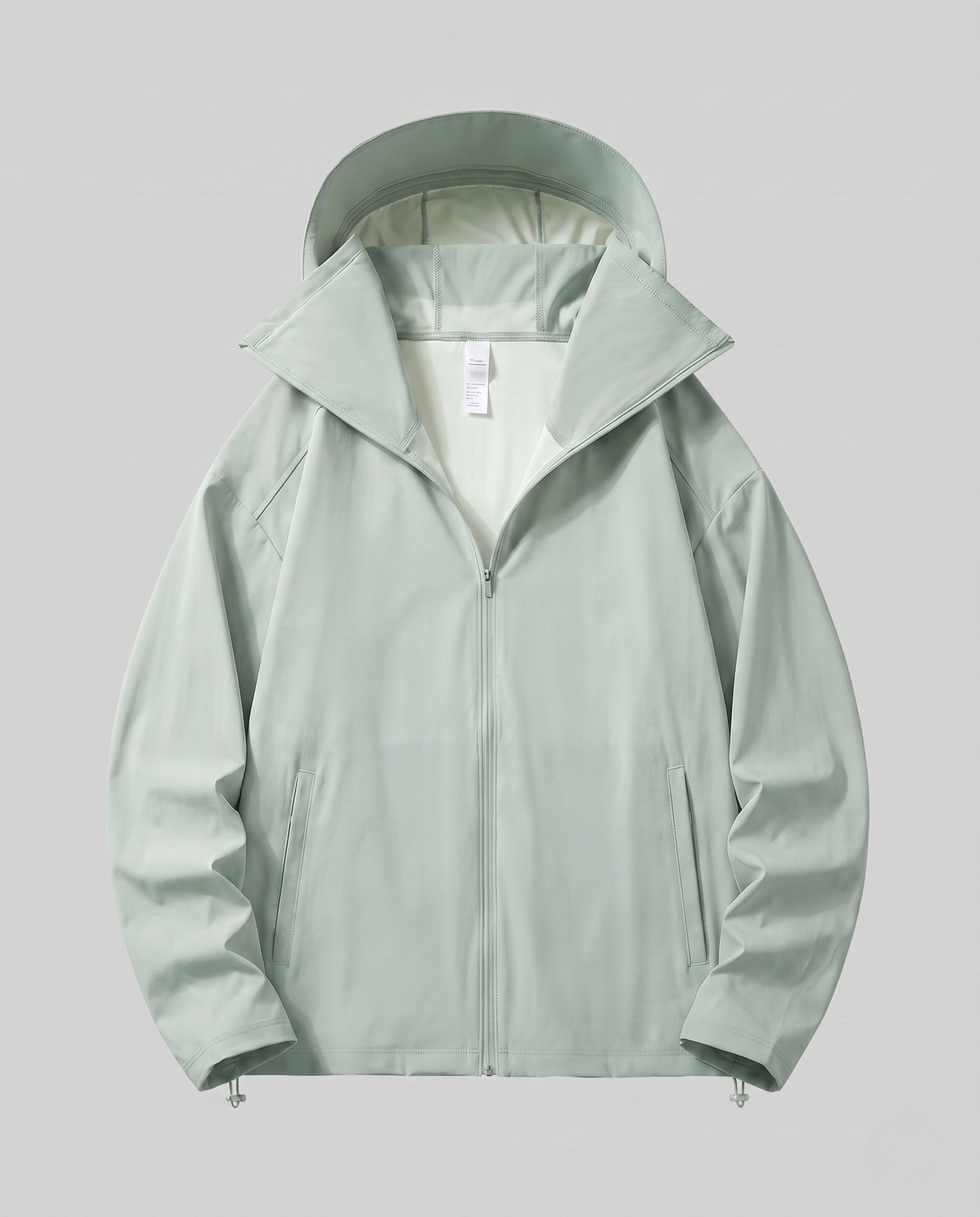Unisex Lightweight Water-Repellent Hooded Jacket