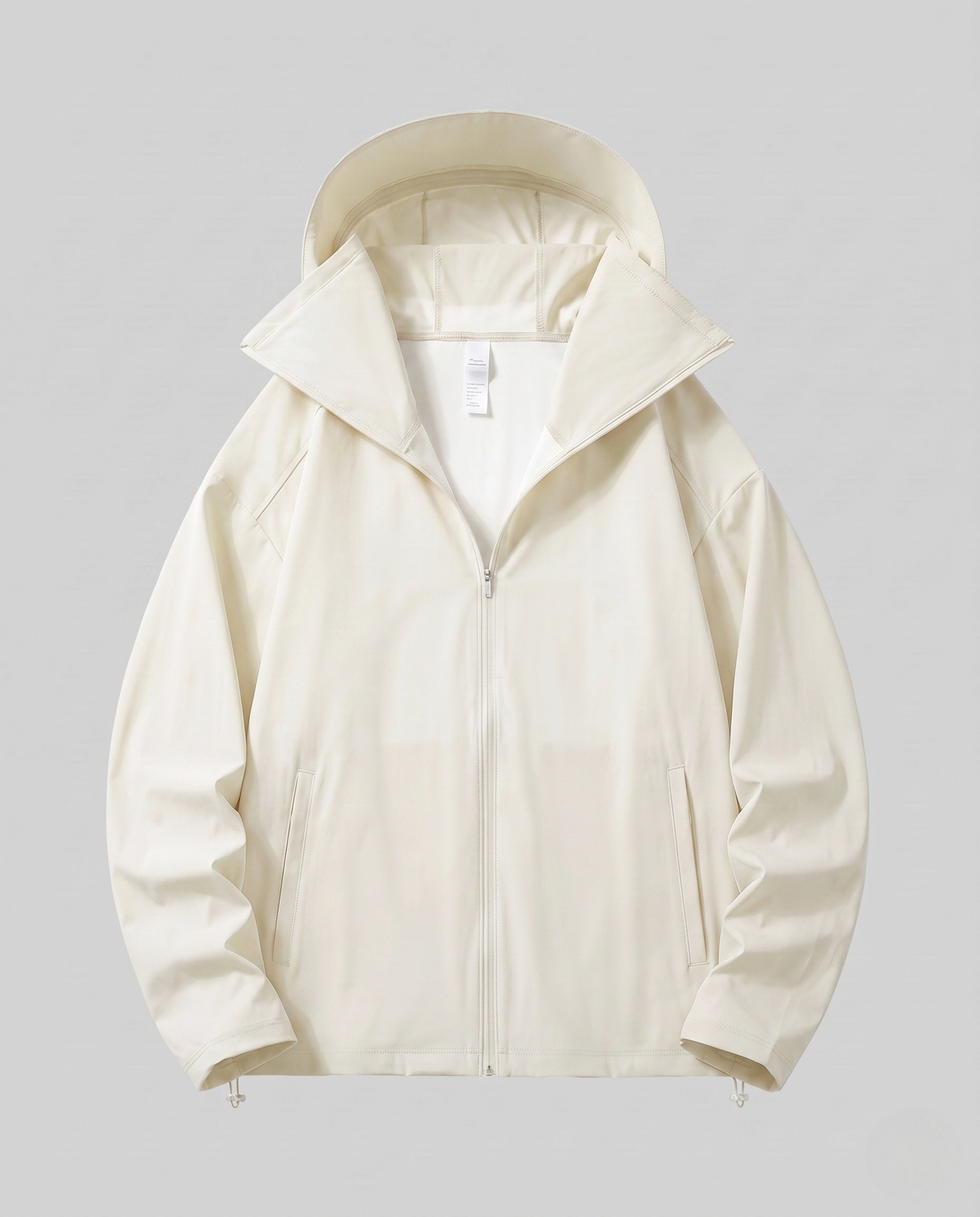 Unisex Lightweight Water-Repellent Hooded Jacket