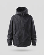Unisex Minimalist All-Weather Outdoor Jacket with Hood