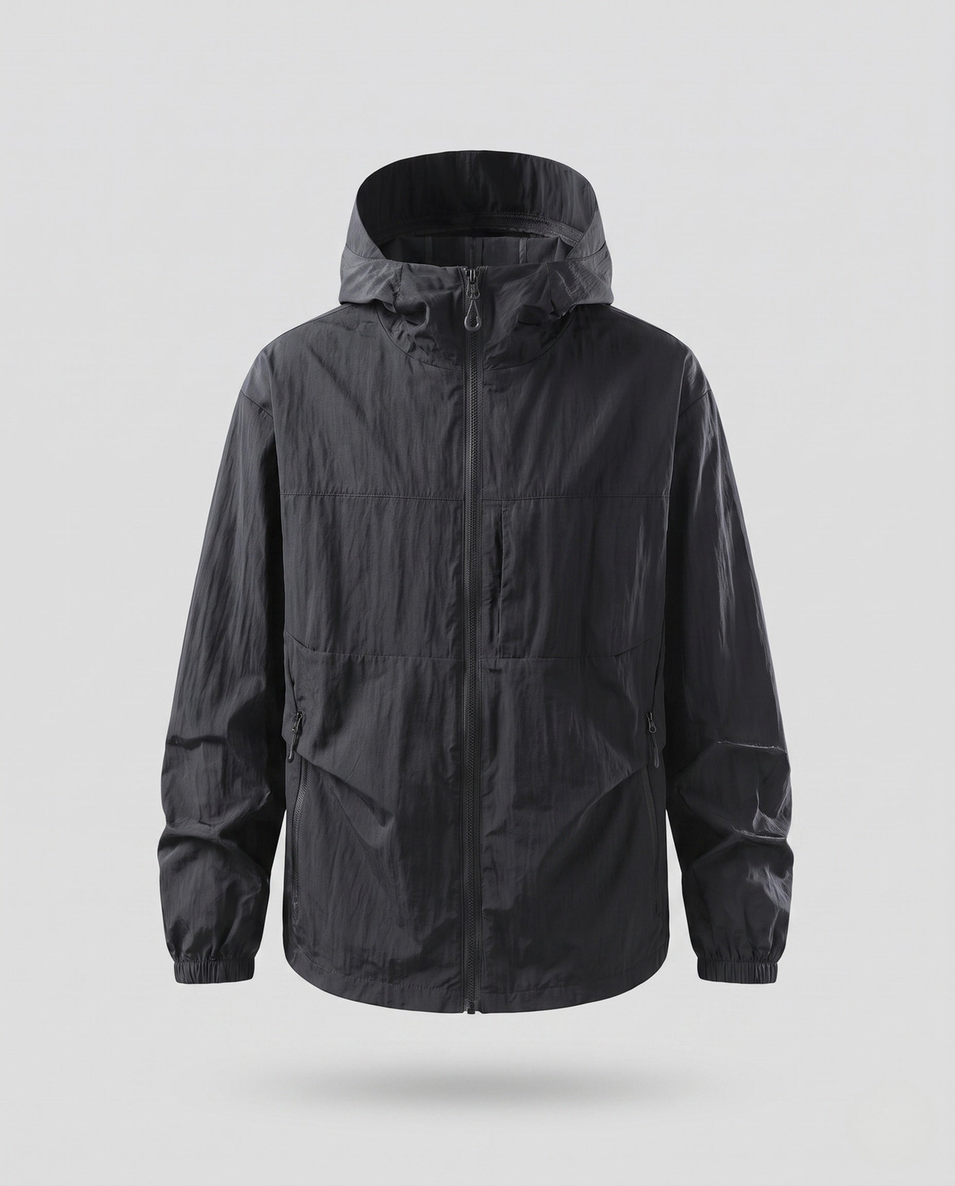Unisex Minimalist All-Weather Outdoor Jacket with Hood
