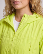 Unisex Ultralight Breathable Windbreaker with Hood and Zipper - Close-Up Detail