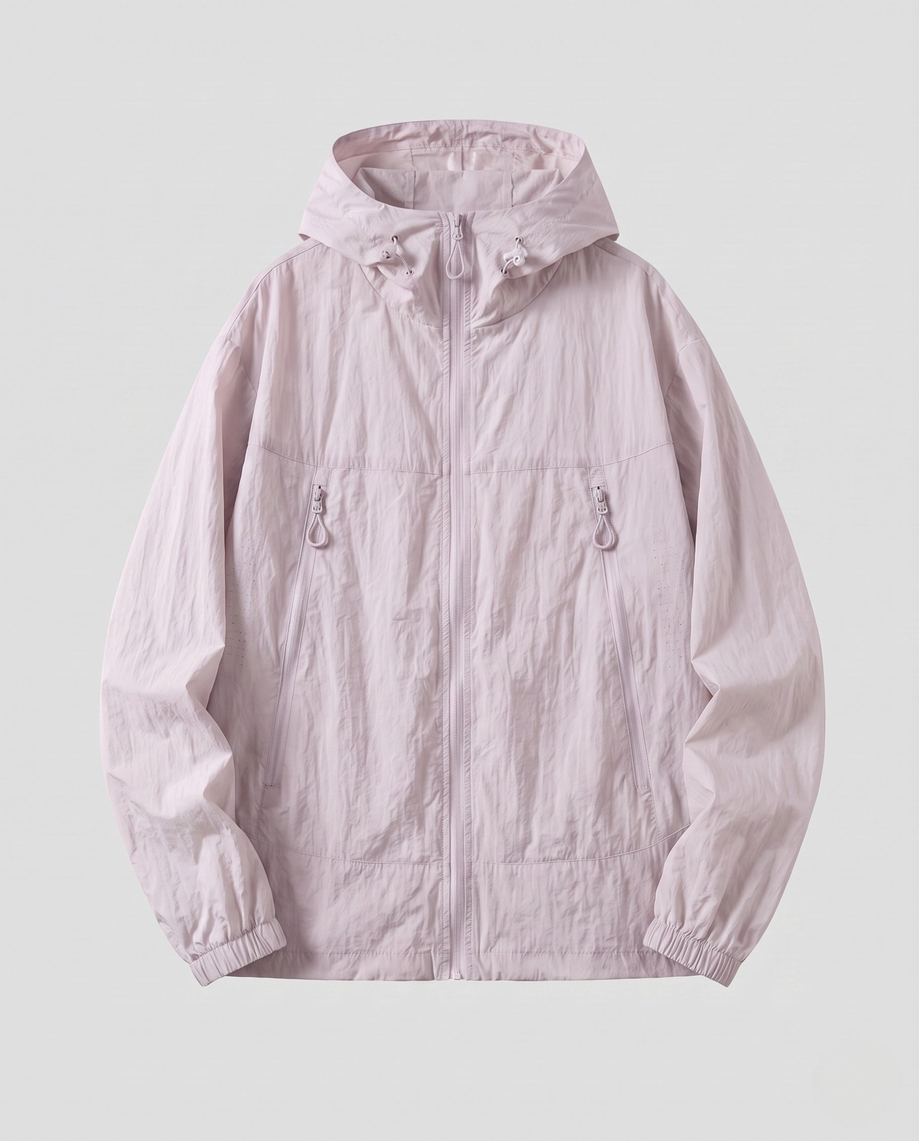 Unisex Ultralight Breathable Windbreaker with Hood and Zipper