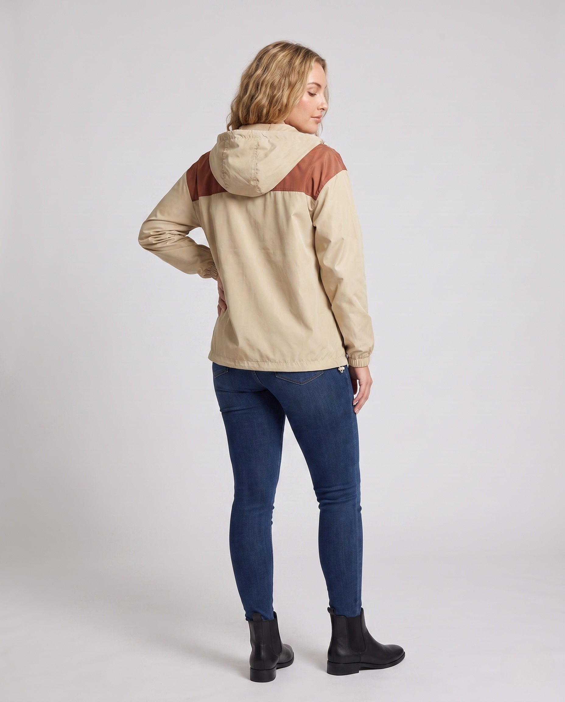 Unisex Ultralight Hooded Sun Protection Jacket - Back View