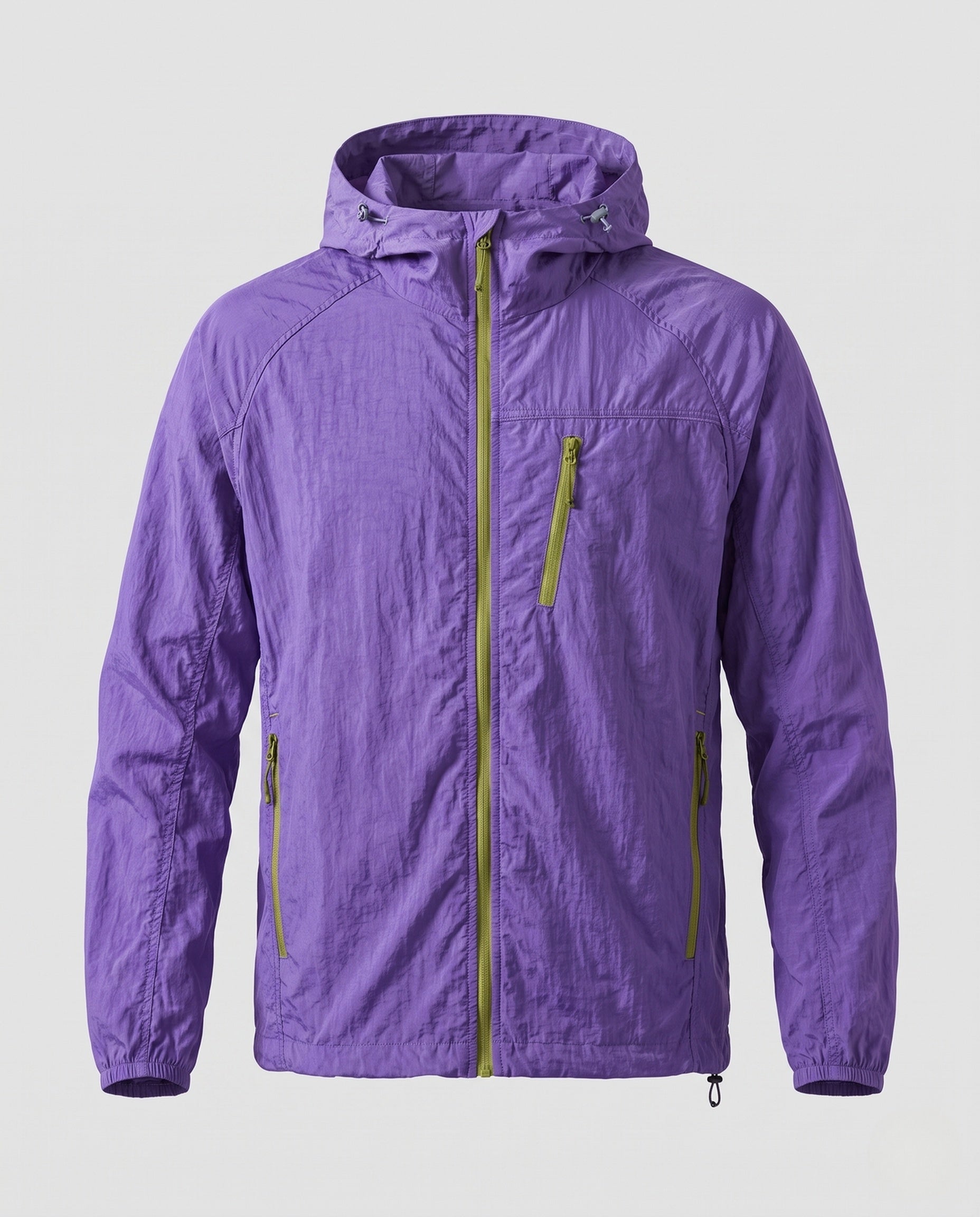 Unisex Ultralight Hoodie Jacket with Pack Function, Wind