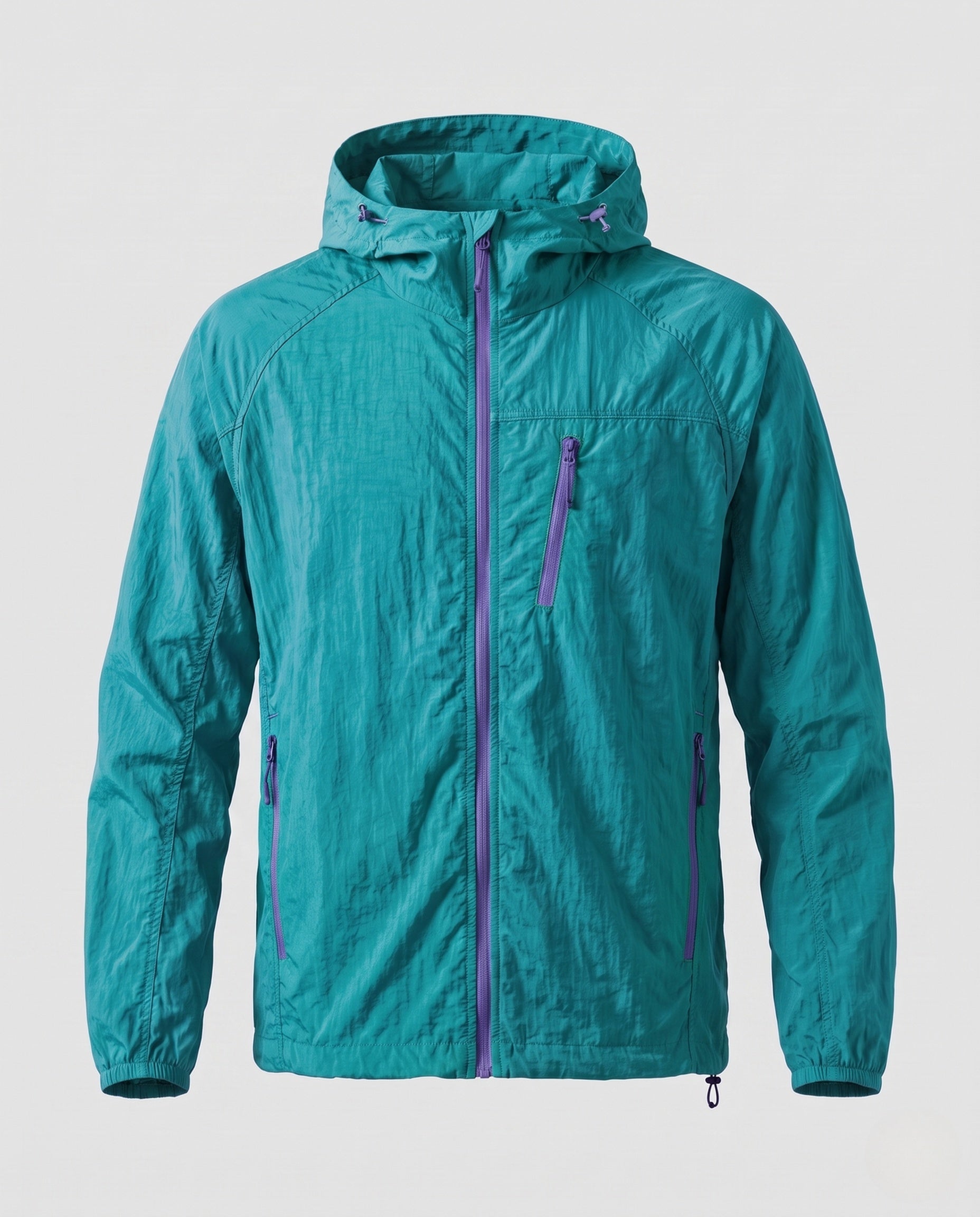 Unisex Ultralight Hoodie Jacket with Pack Function, Wind