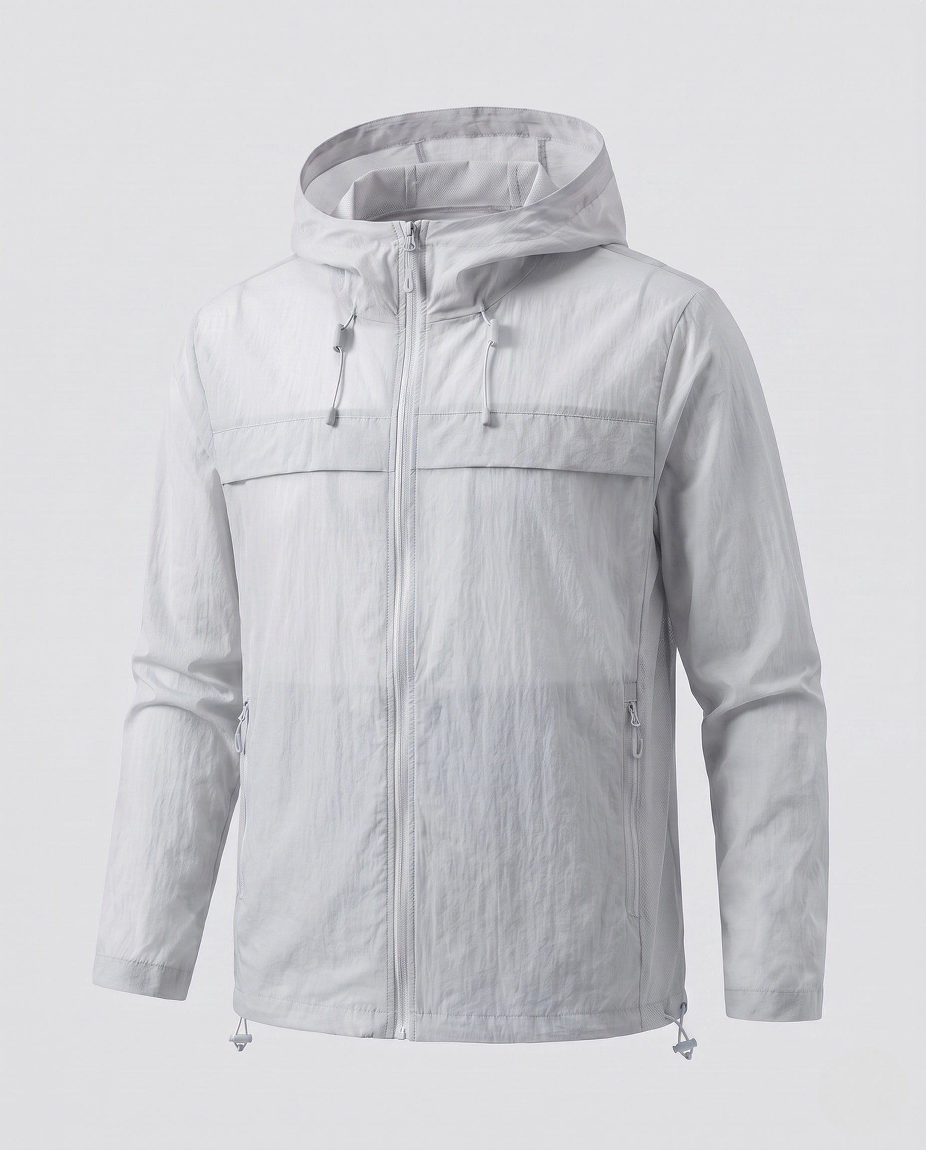 Unisex Ultra-Light Summer Hoodie Jacket with Mesh Lining