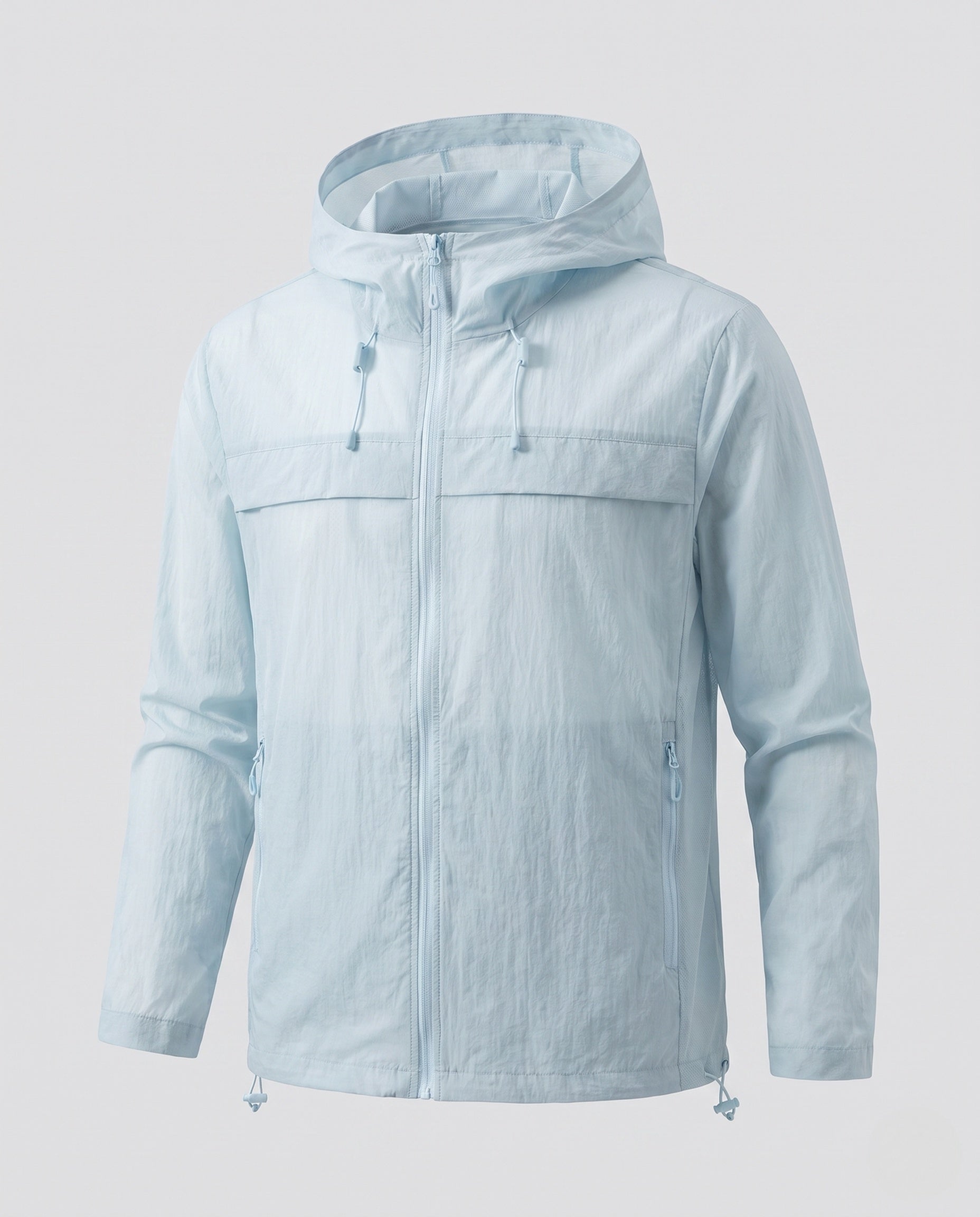 Unisex Ultra-Light Summer Hoodie Jacket with Mesh Lining