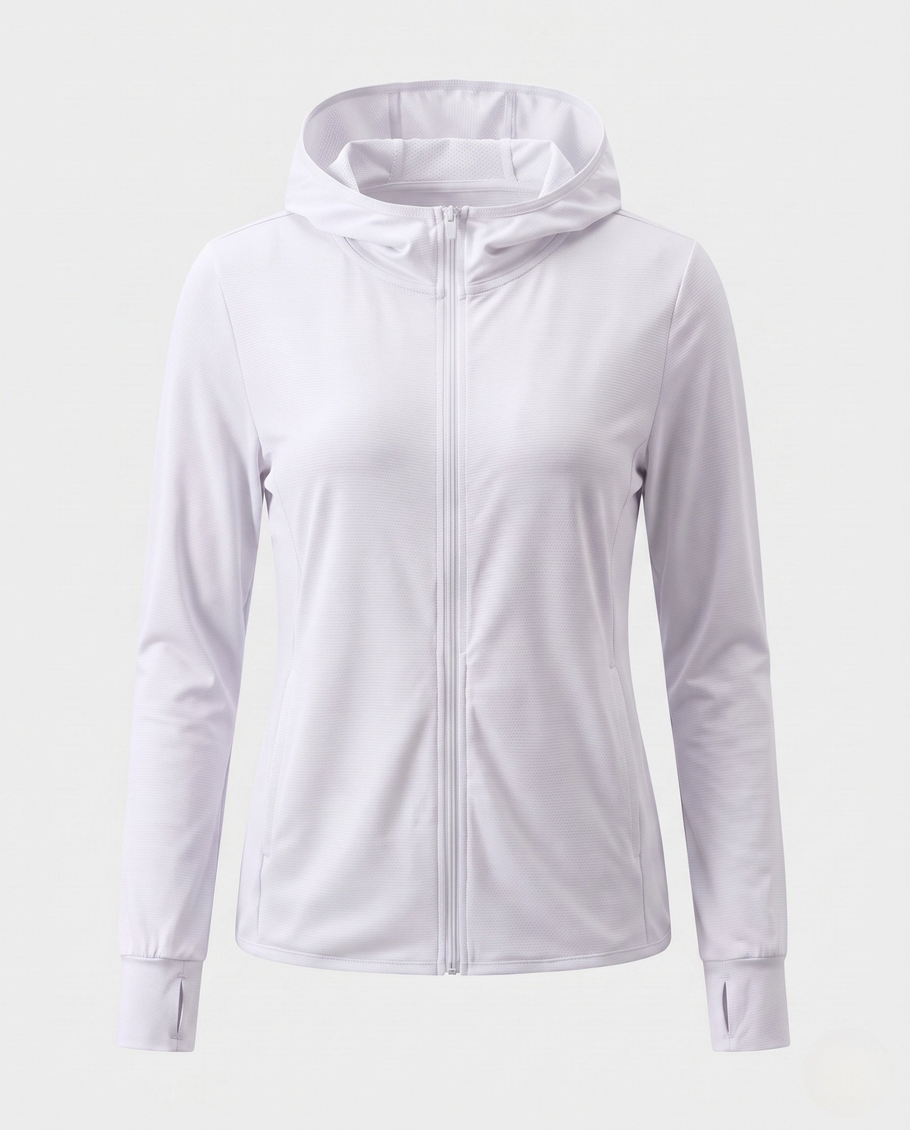 Women's Lightweight Functional Hooded Jacket with Honeycomb Structure
