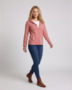 Women's Ultra-Light Running Hooded Jacket with Micro-Perforated Fabric - Front View