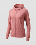 Women's Ultra-Light Running Hooded Jacket with Micro-Perforated Fabric