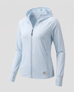 Women's Ultra-Light Sun Protection Hoodie with Zipper