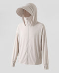 Unisex Ultralight UV Protection Hoodie with Wide Sun Visor