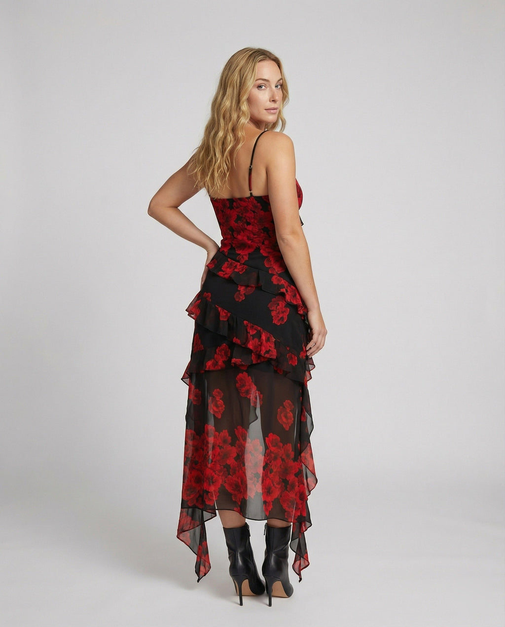 Women's Playful Mini Dress with Asymmetrical Cut