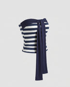 Ladies Bandeau top with elegant bow - Chichicherry
