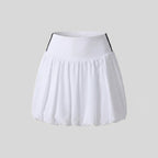 Women's Sporty Ballooned Hemline Pleated Pleated Skort