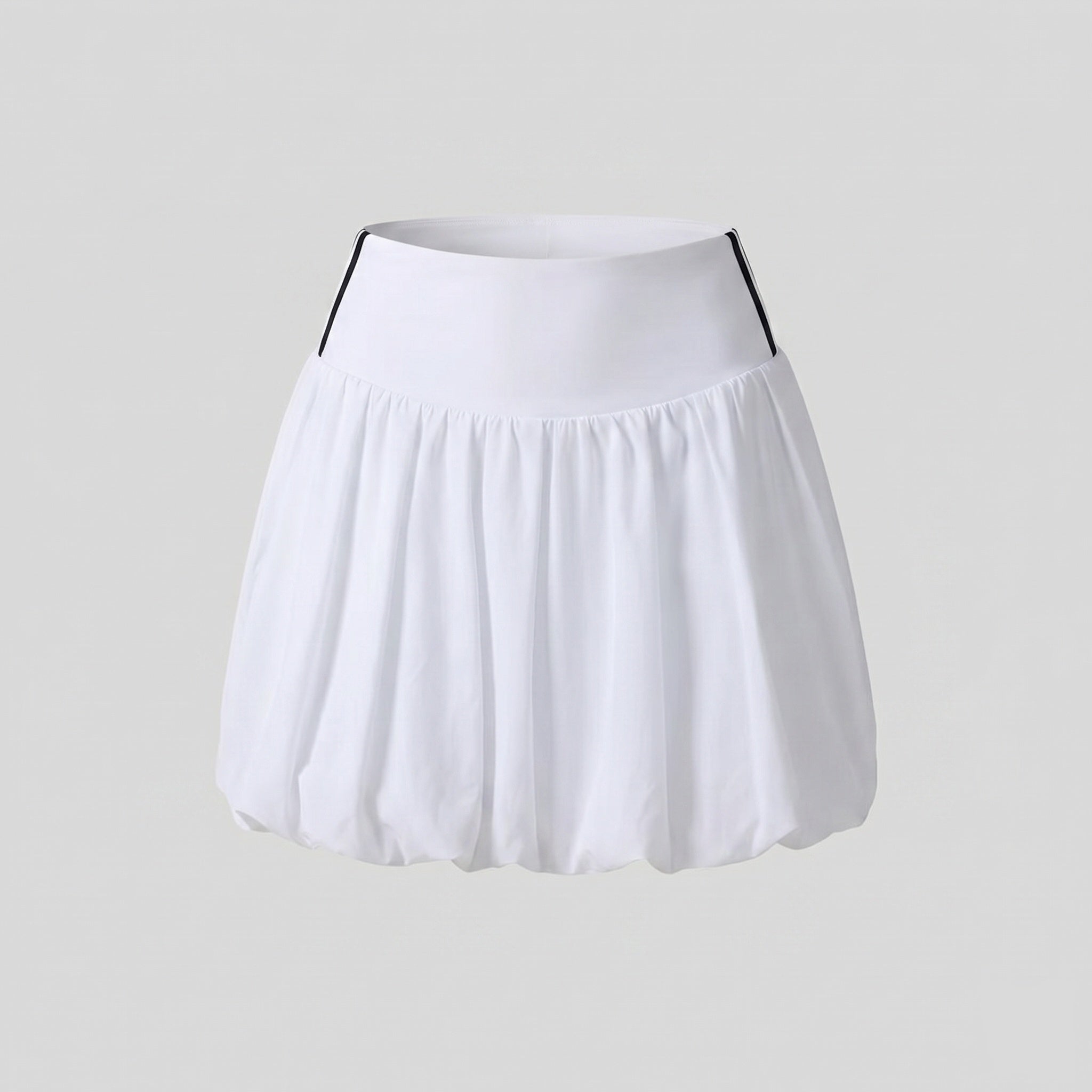 Women's Sporty Ballooned Hemline Pleated Pleated Skort