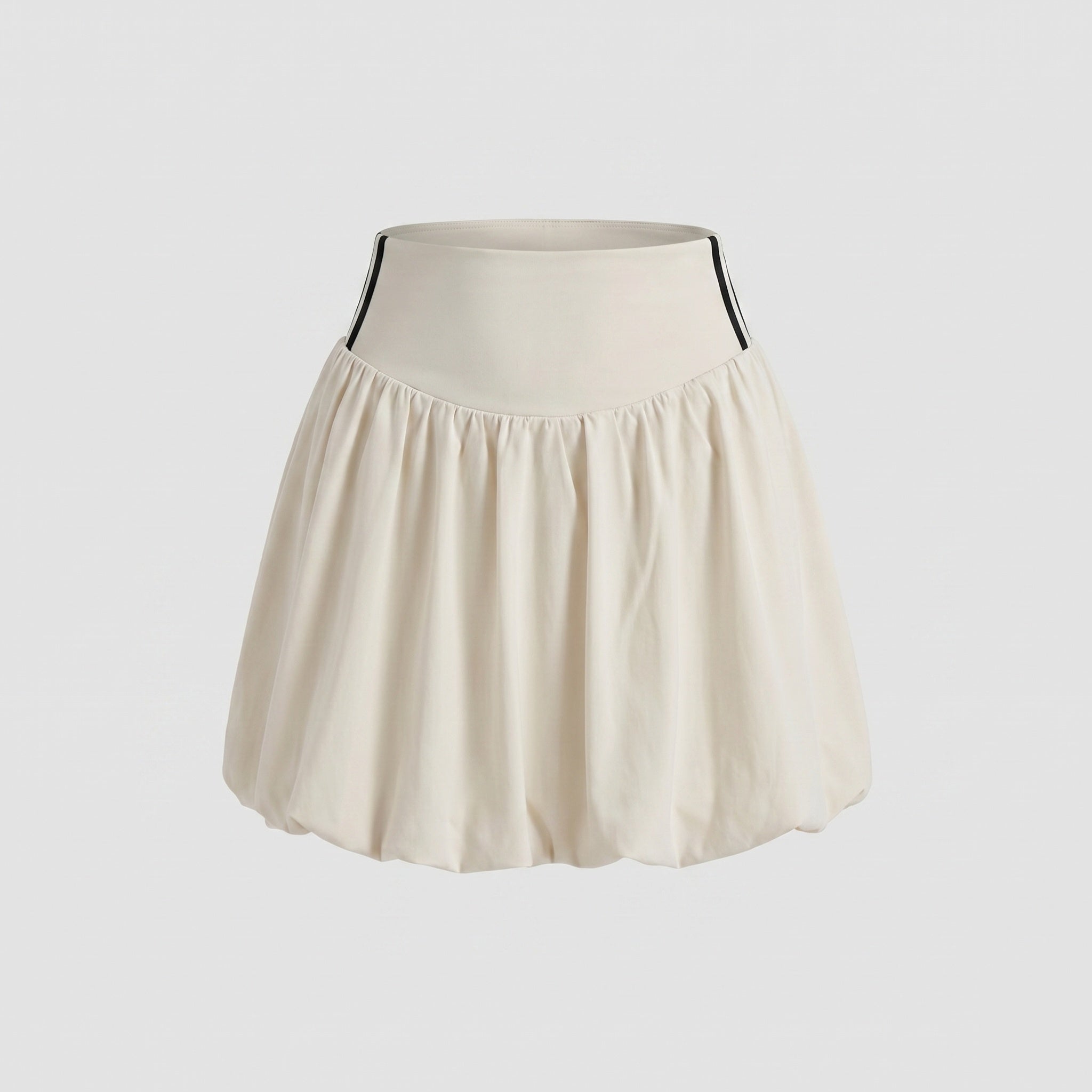 Women's Sporty Ballooned Hemline Pleated Pleated Skort