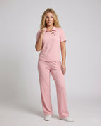 Women's Comfortable Lounge Set made of Breathable Material - Front View