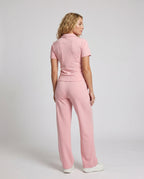 Women's Comfortable Lounge Set made of Breathable Material - Back View