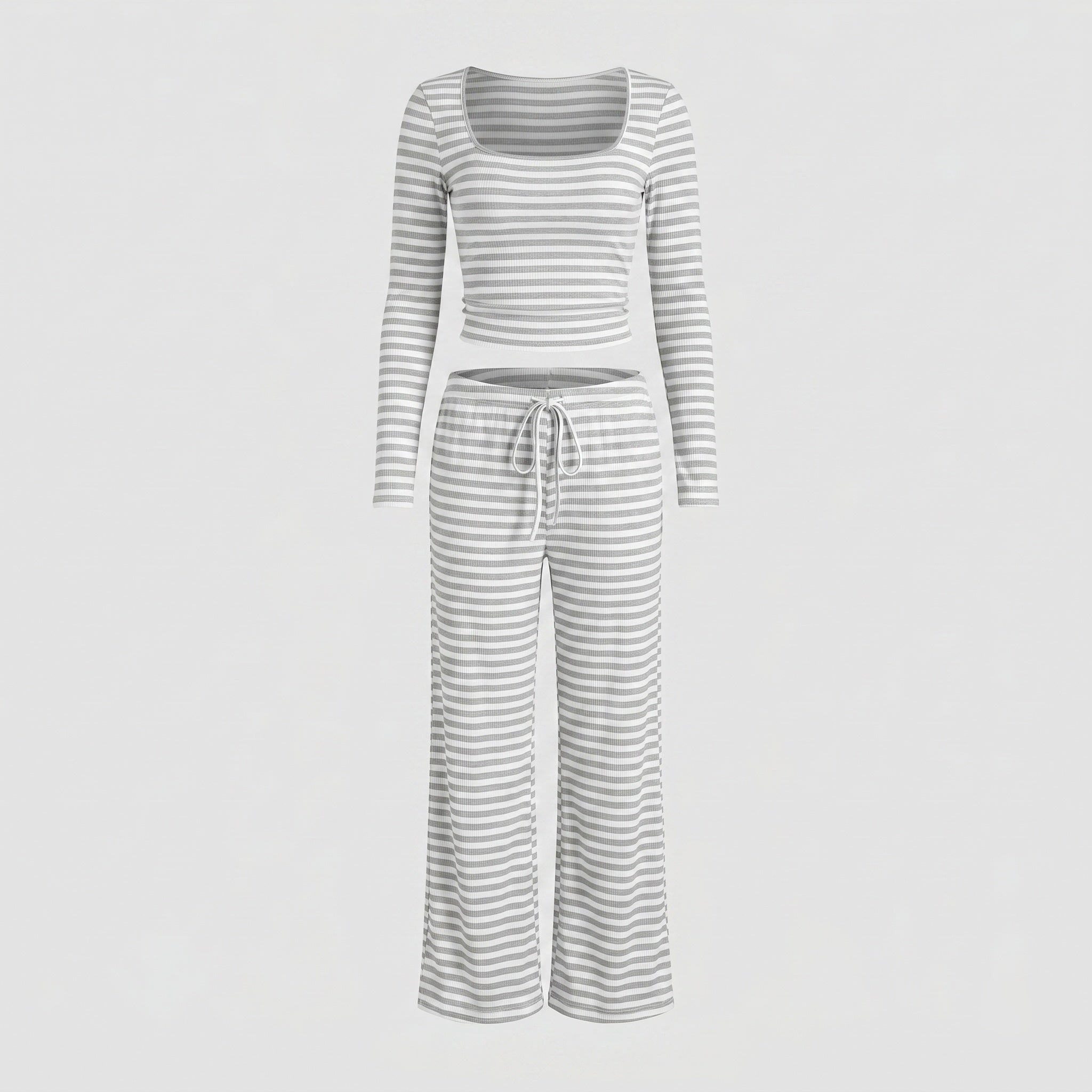 Women's Casual and Comfortable Knitted Suit with a Loose Fit